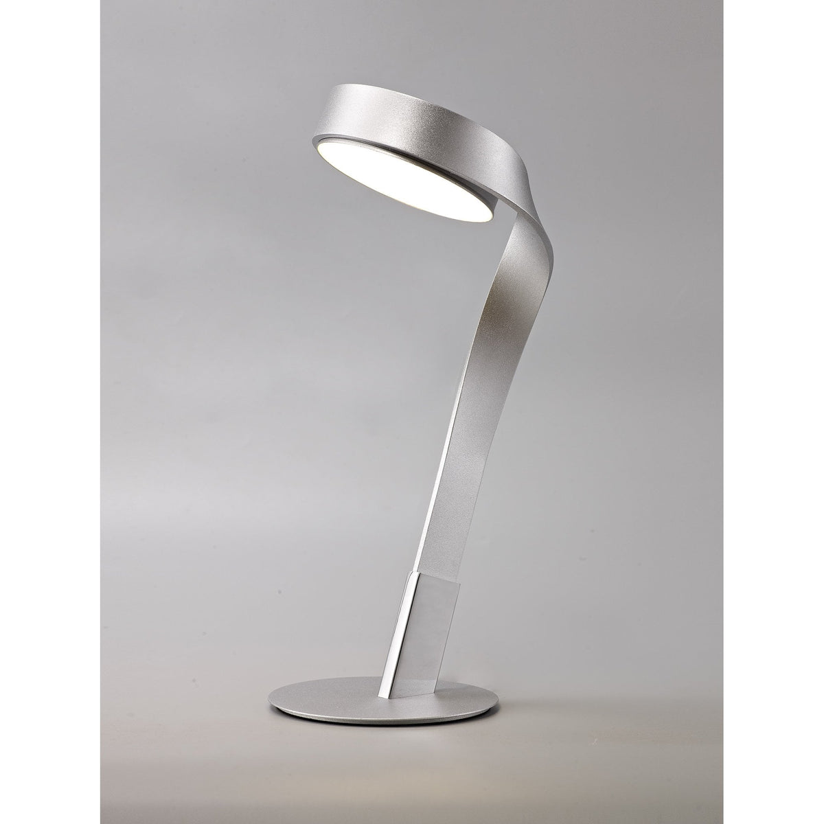 Virginstow 10W LED Table Lamp in Silver and Polished Chrome