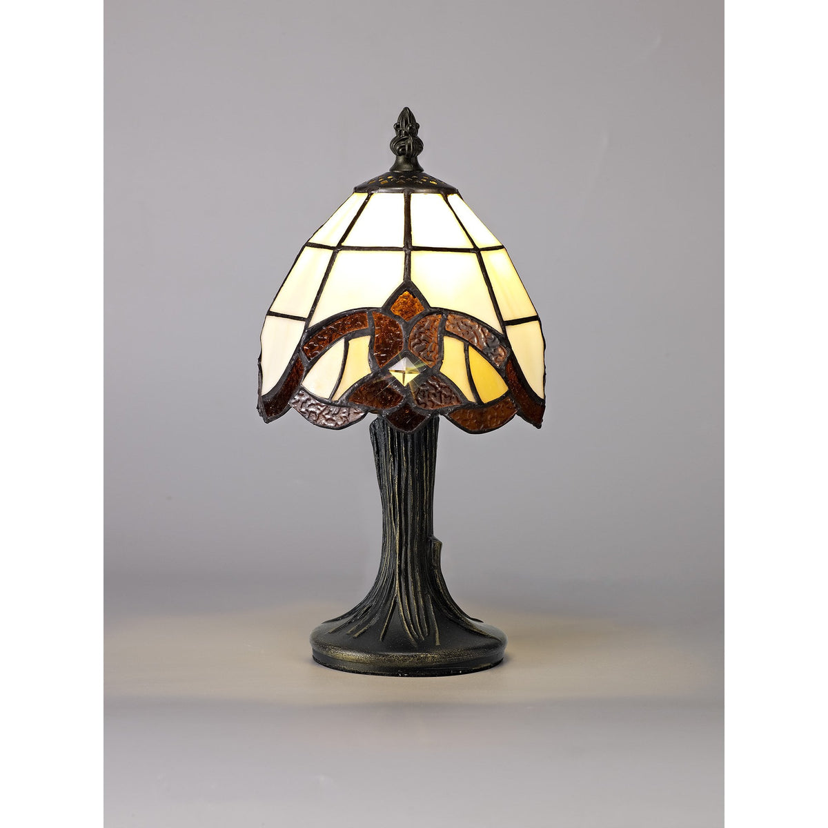 Yarcombe Tiffany E14 Table Lamp with Tiffany Shade