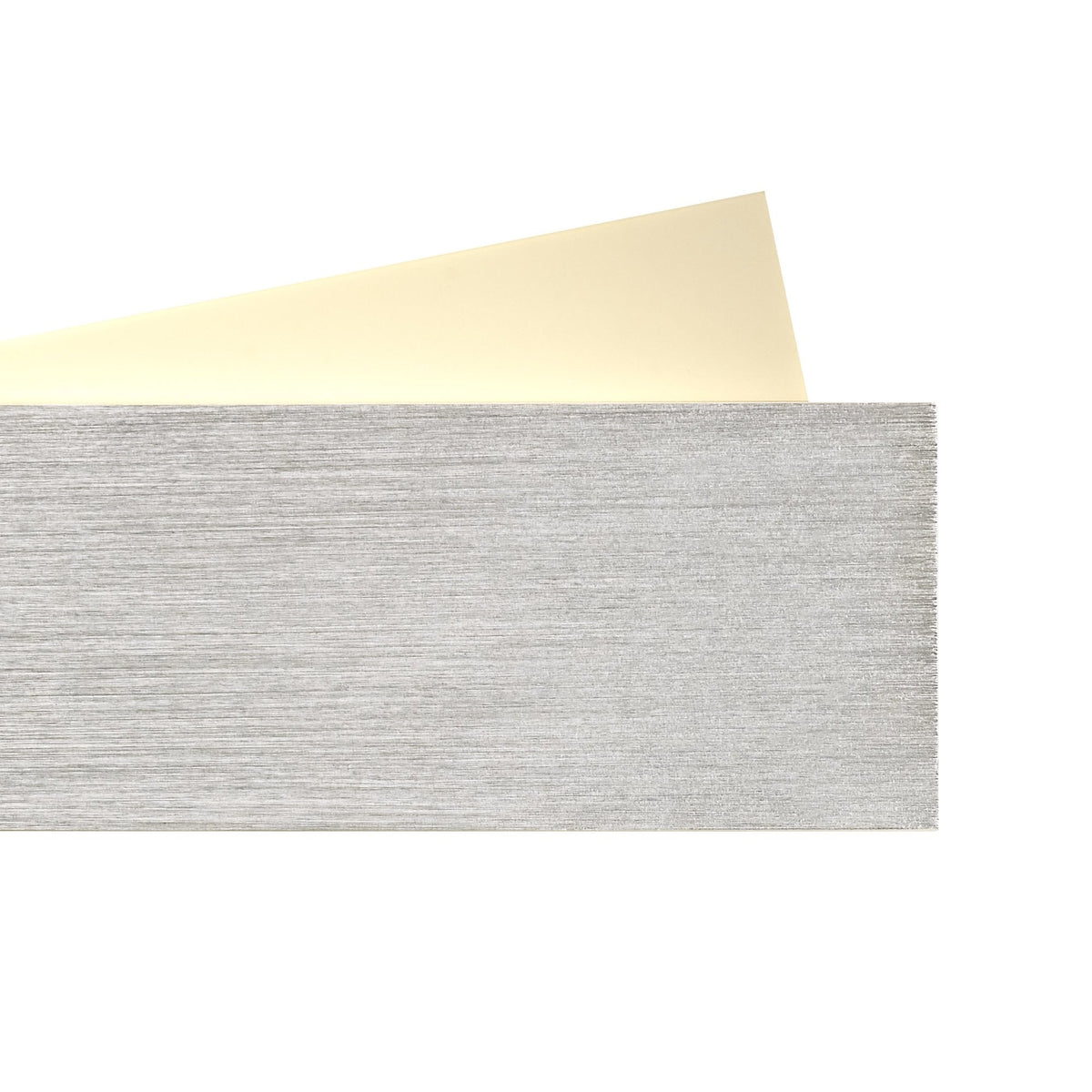 Alston 8W LED Wall Light in Brushed Aluminium & Frosted White