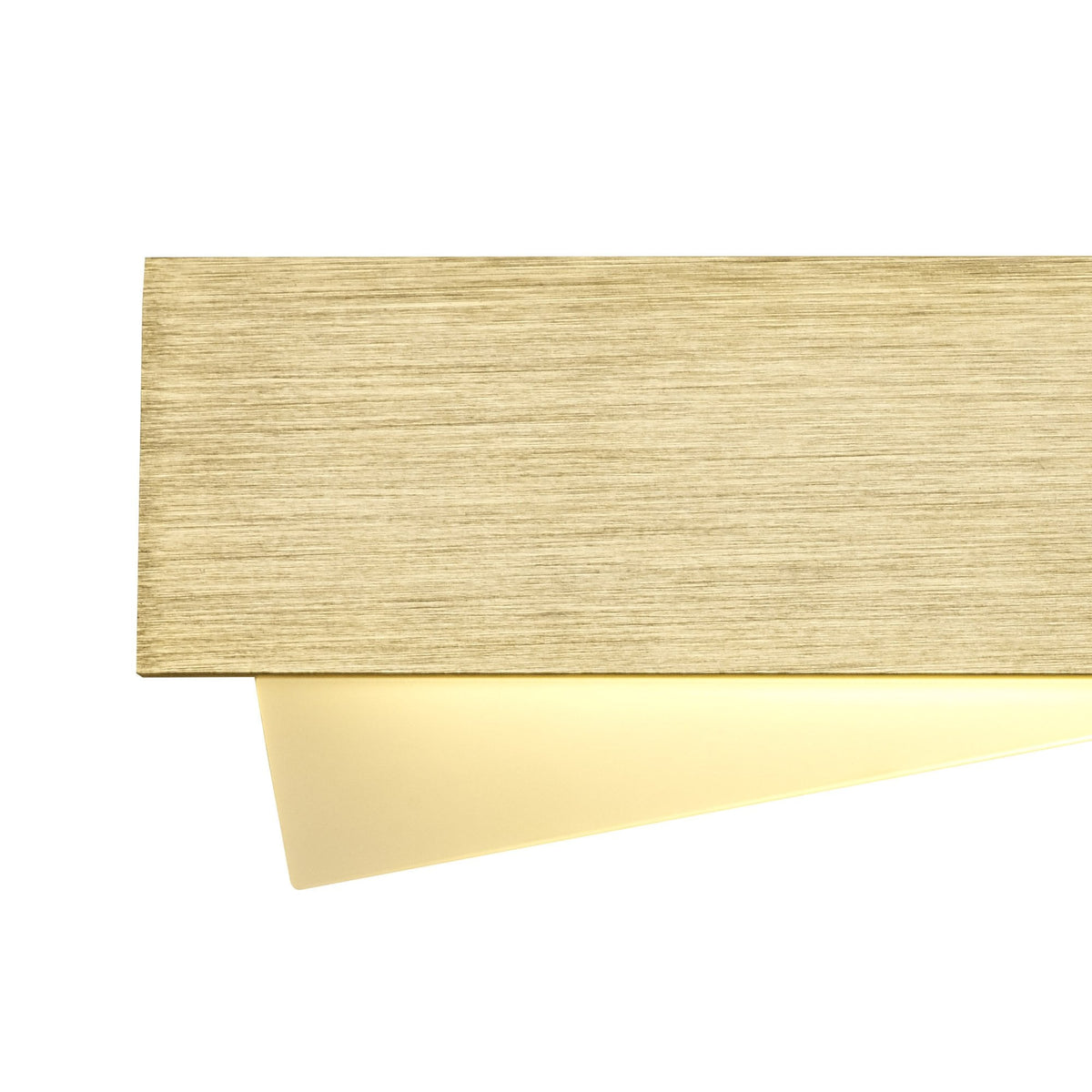 Alston 8W LED Wall Light in Brushed Gold & Frosted White