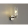 Dunstone Switched Single Arm Wall Light in Polished Nickel