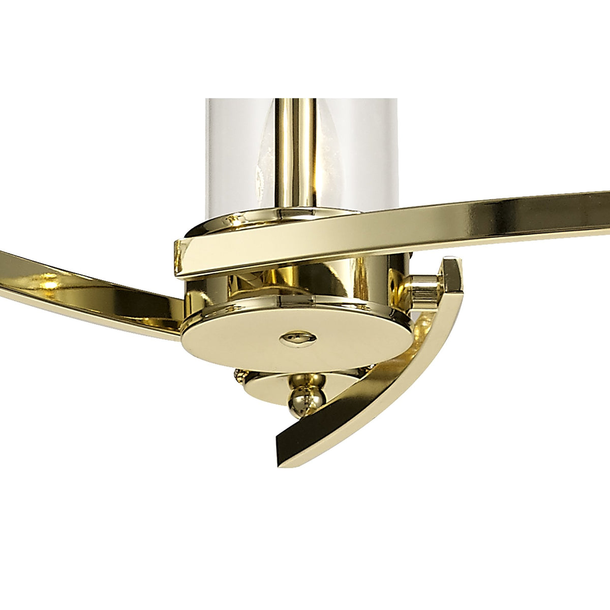 Dunstone 3 Arm Pendant or Semi Flush in Polished Gold