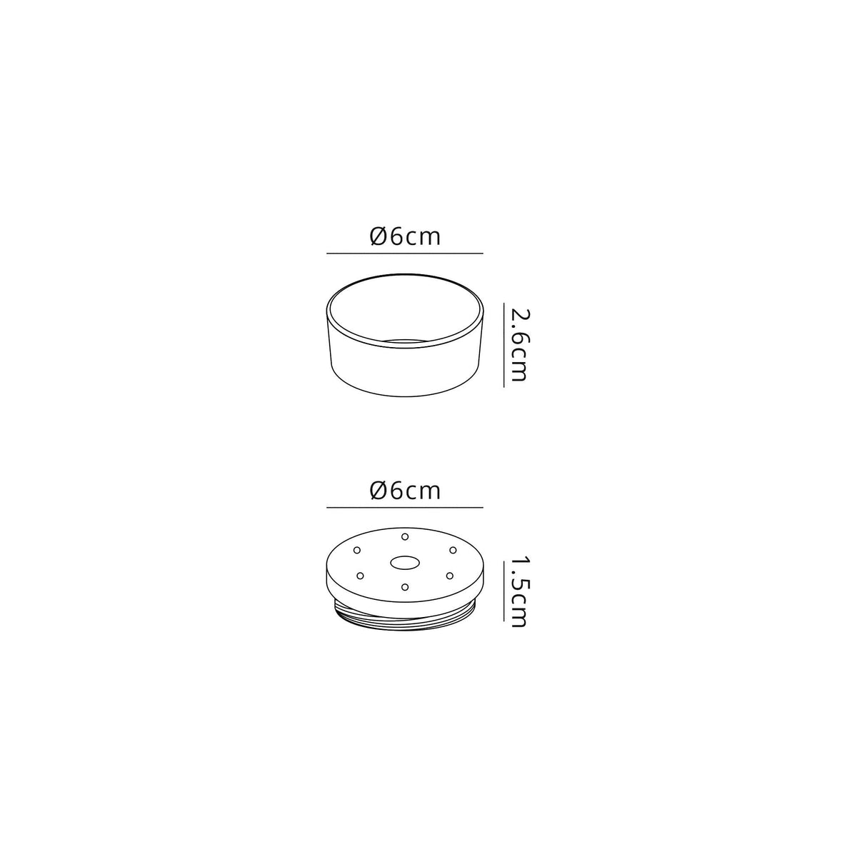 Stratton 20mm Face Ring and 10mm Back Ring Accessory Pack in Sand Black