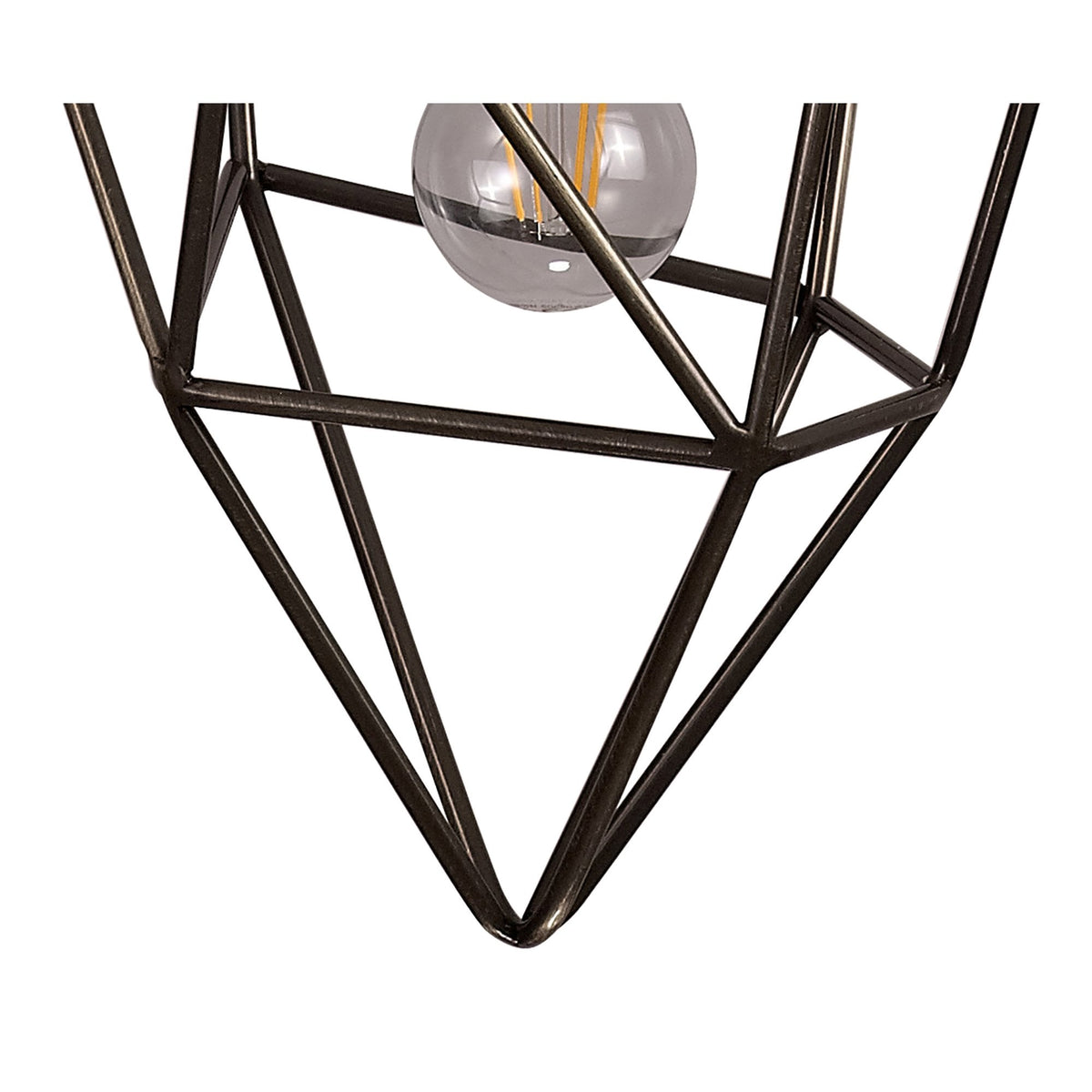 Dunterton Medium E27 Pendant in Antique Brass