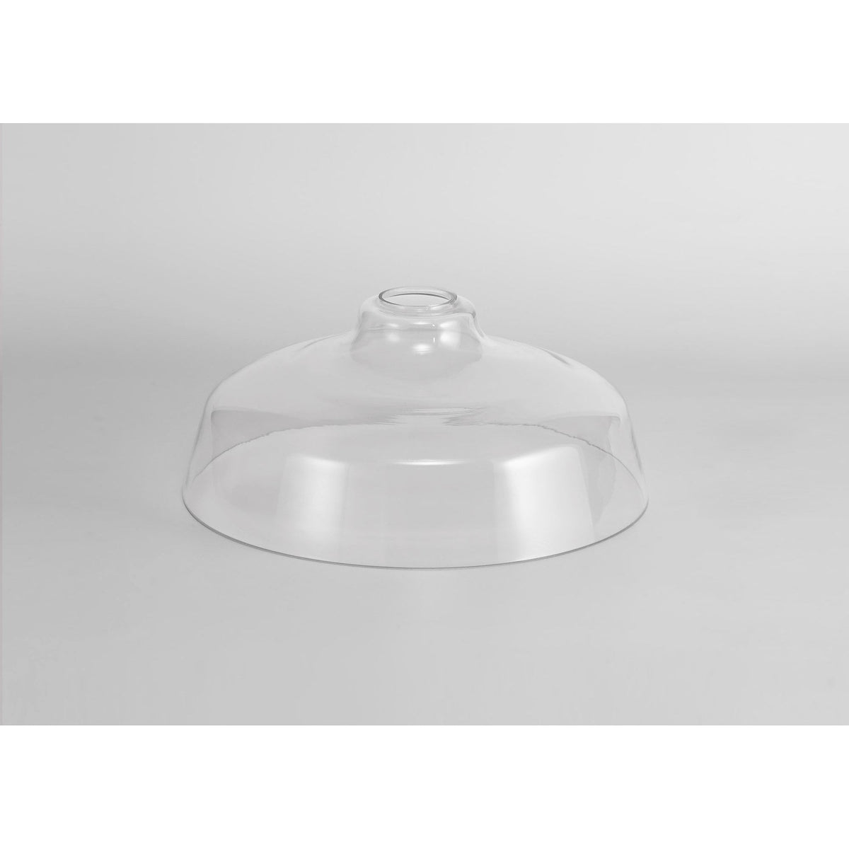 Fremington Flat Round Clear Glass Lampshade