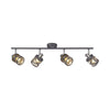 Harberton Four Bar Light Spotlight in Matt Grey