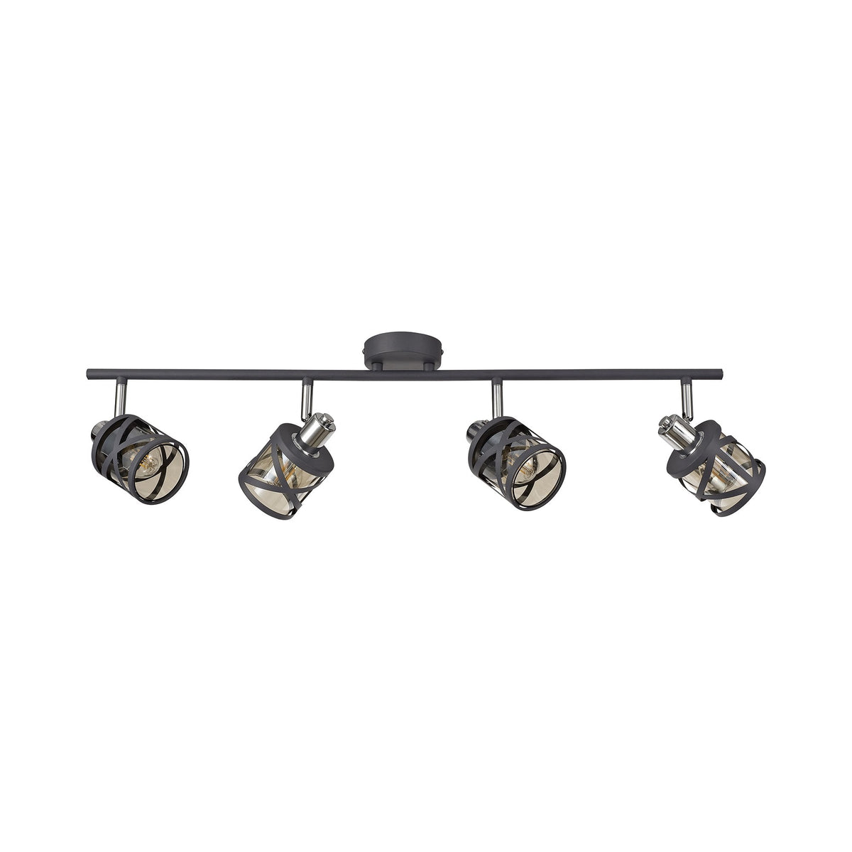 Harberton Four Bar Light Spotlight in Matt Grey