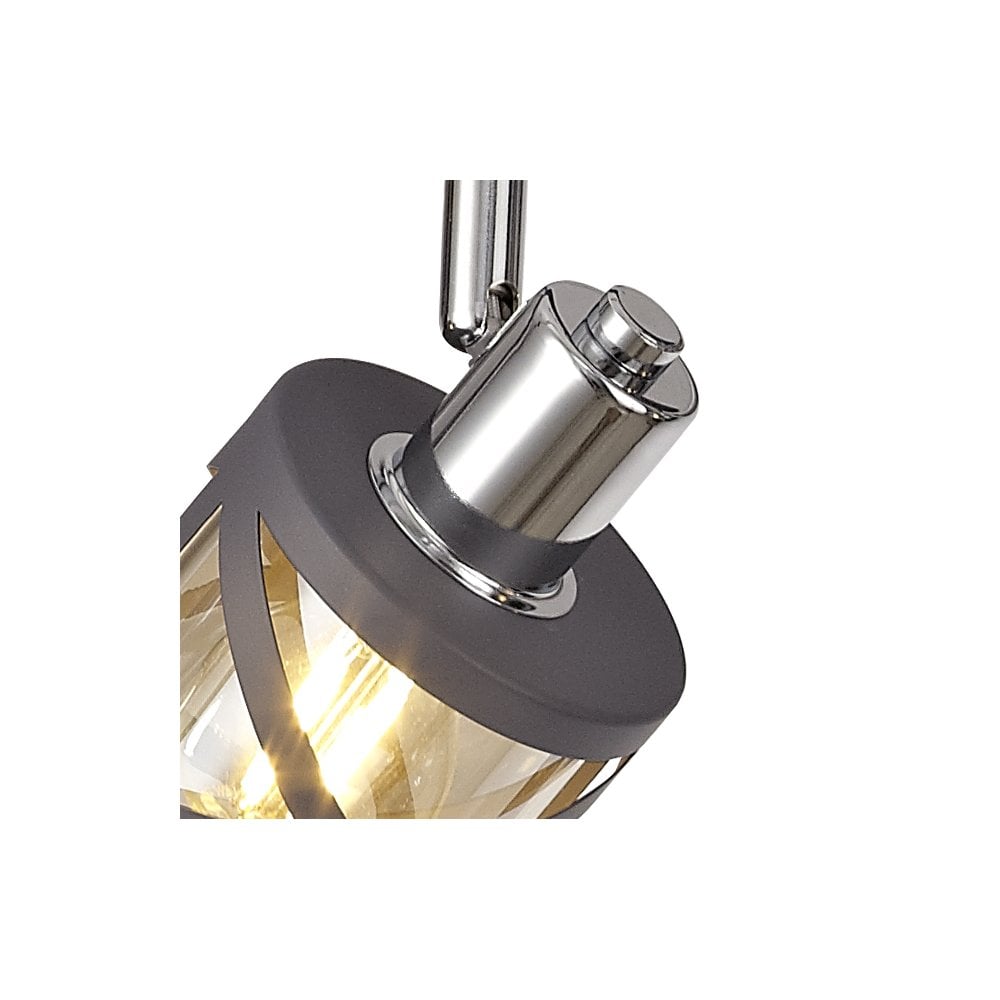 Harberton Four Bar Light Spotlight in Matt Grey