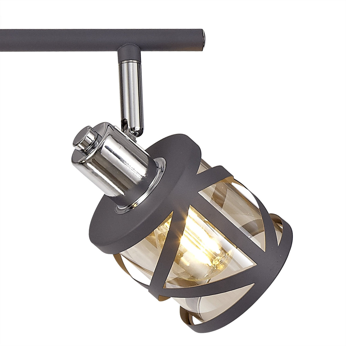 Harberton Four Bar Light Spotlight in Matt Grey