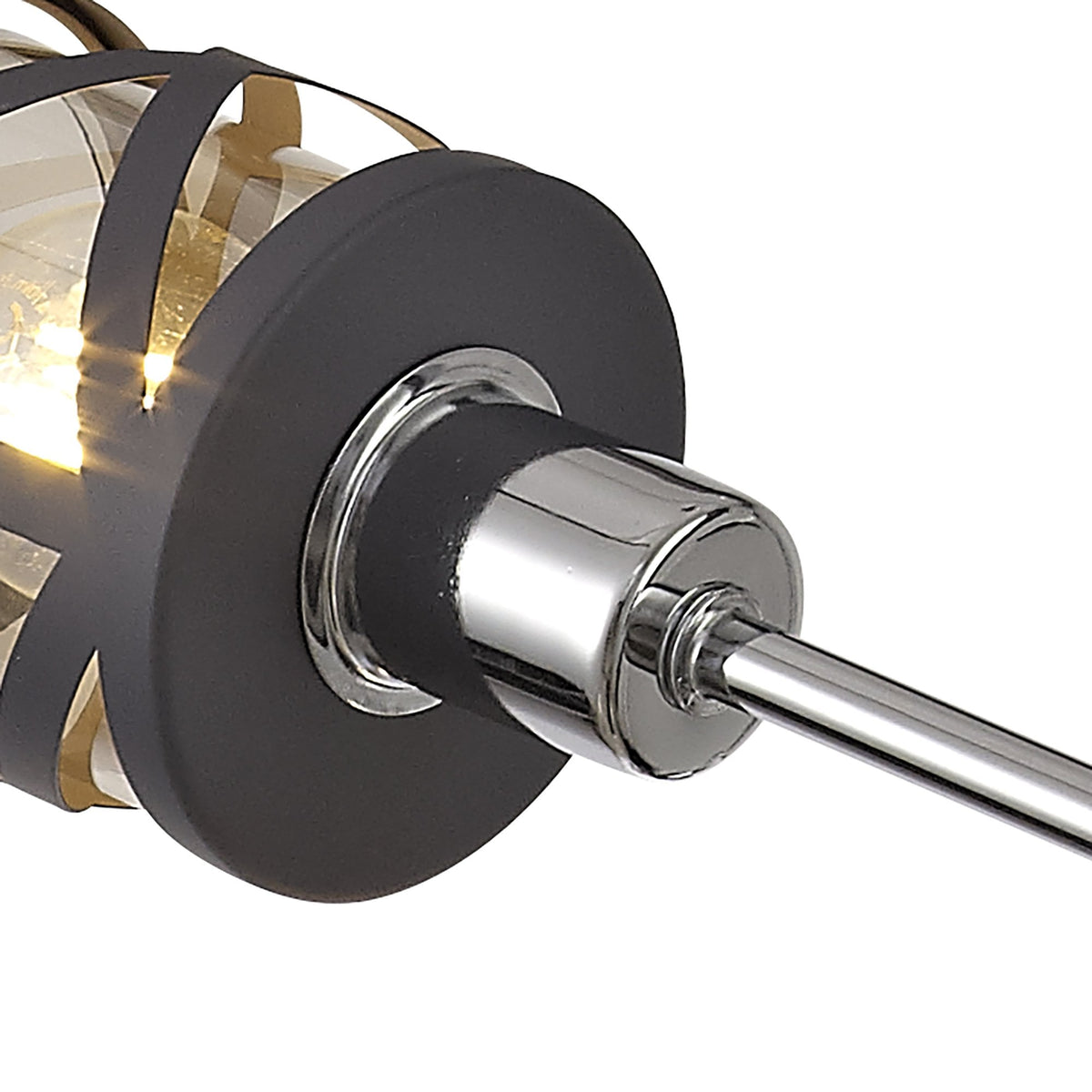 Harberton Four Light Adjustable Pendant Matt Grey