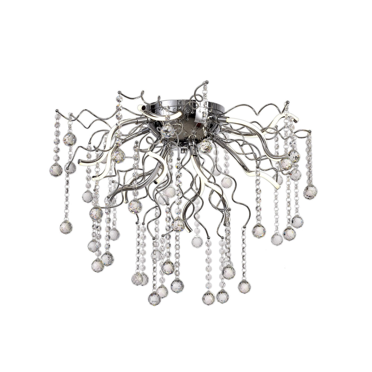 Slapton Dimmable 12 x 1.75W LED Ceiling in Polished Chrome