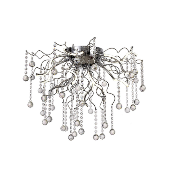 Slapton Dimmable 12 x 1.75W LED Ceiling in Polished Chrome