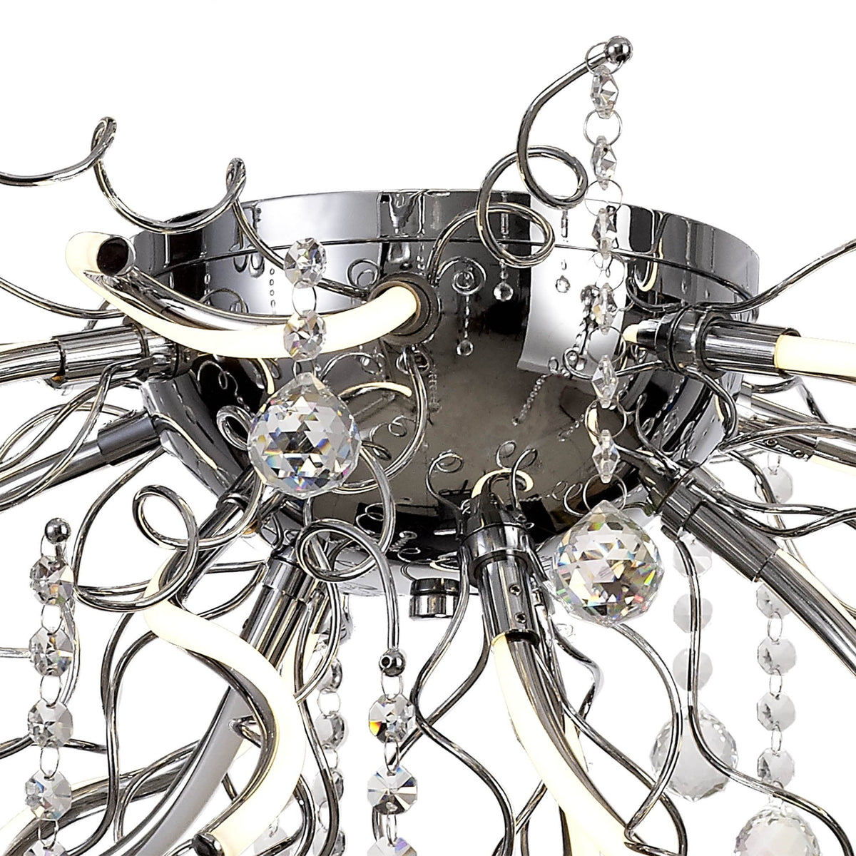 Slapton Dimmable 12 x 1.75W LED Ceiling in Polished Chrome