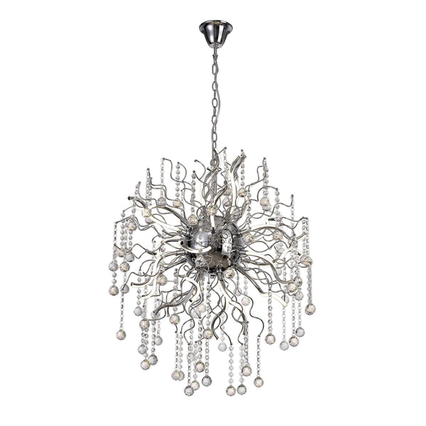 Slapton Dimmable 24 x 1.7W LED Pendant in Polished Chrome