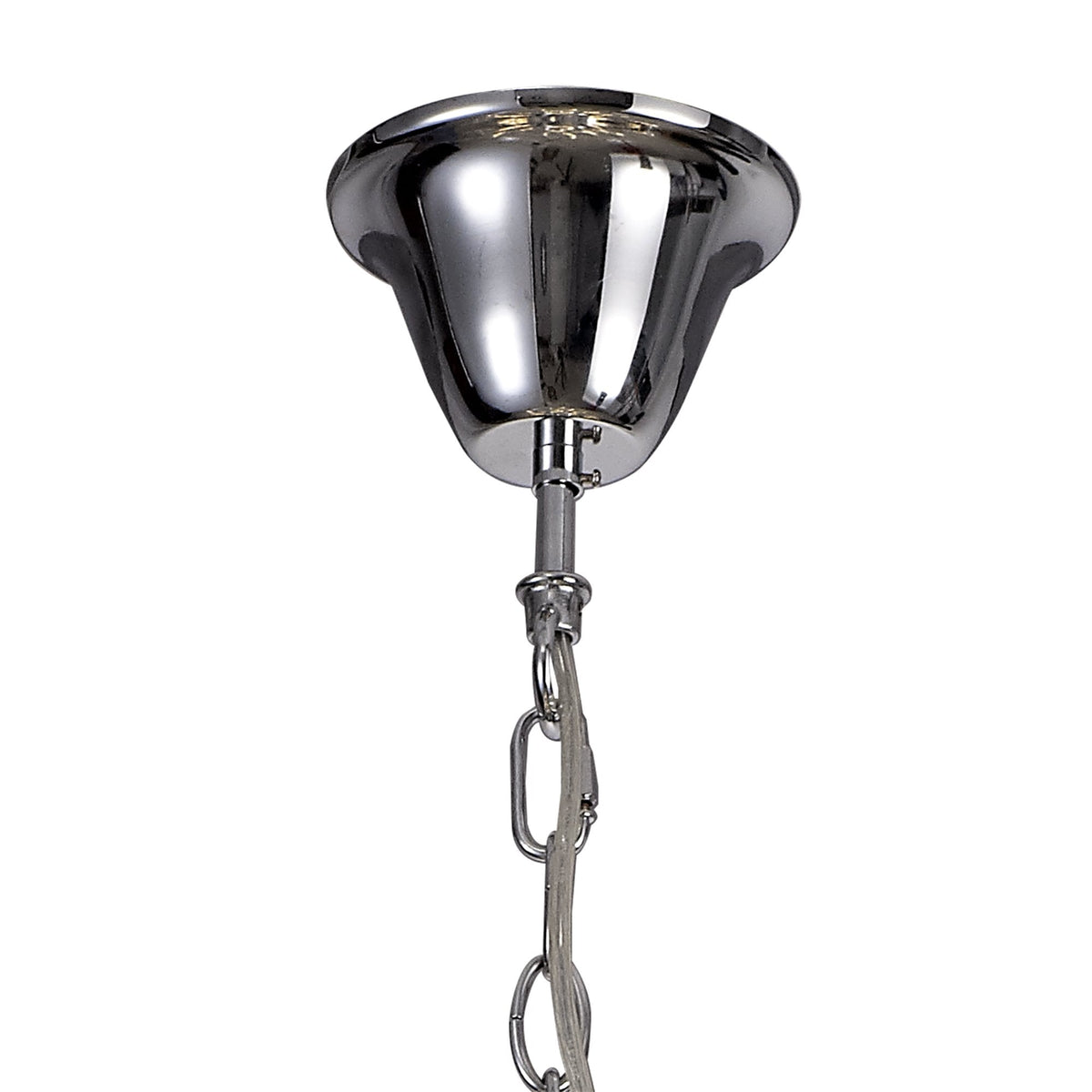 Slapton Dimmable 24 x 1.7W LED Pendant in Polished Chrome
