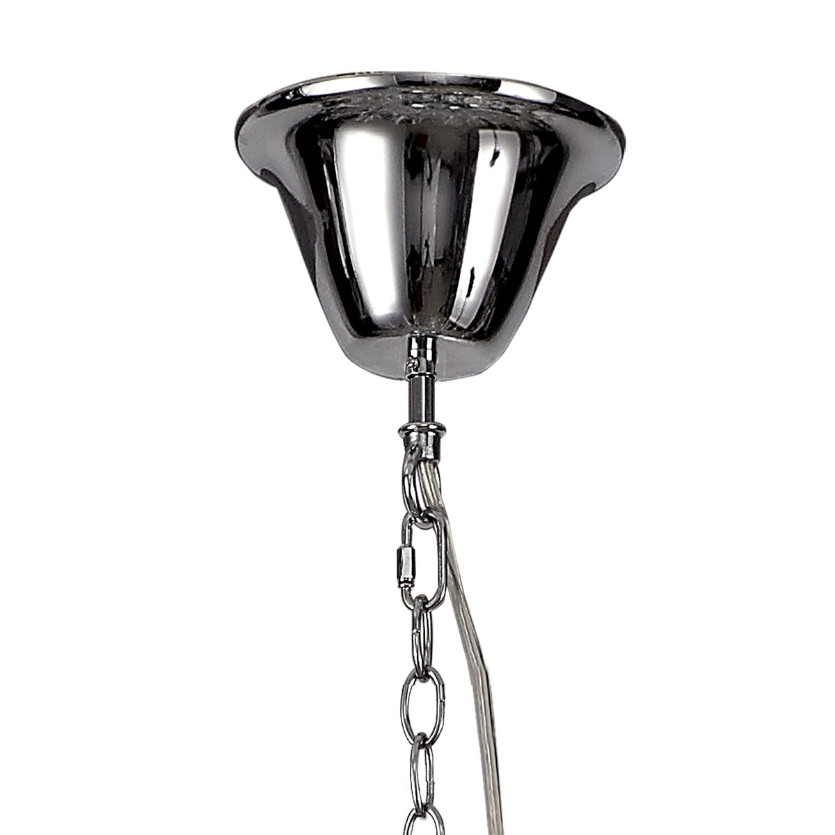 Slapton Dimmable 40 x 3.4W LED Pendant in Polished Chrome