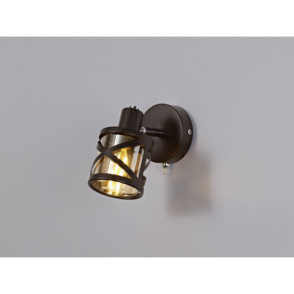 Harberton Single Spotlight in Oiled Bronze