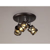 Harberton Triple Spotlight in Oiled Bronze