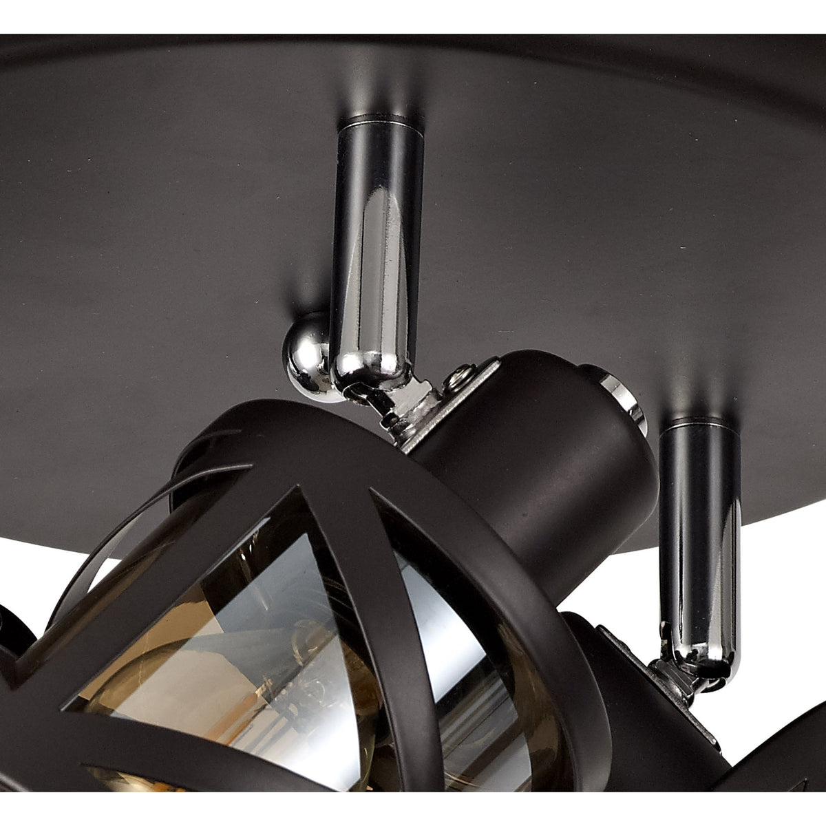 Harberton Triple Spotlight in Oiled Bronze