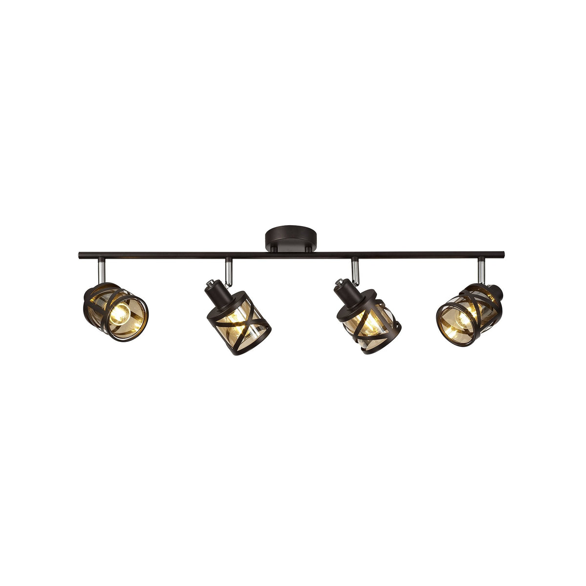 Harberton Four Bar Spotlight in Oiled Bronze