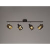 Harberton Four Bar Spotlight in Oiled Bronze