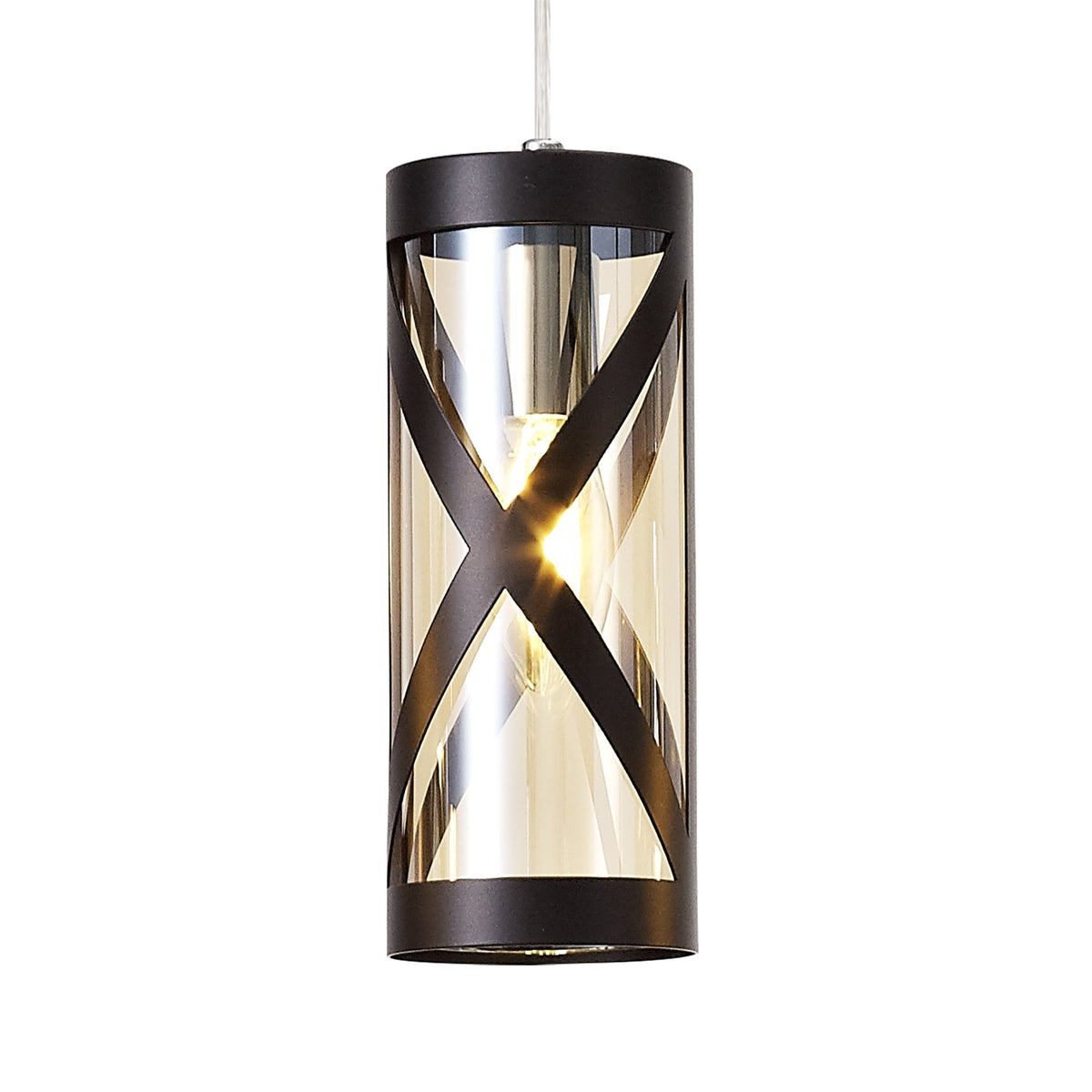 Harberton Four Light Pendant in Oiled Bronze