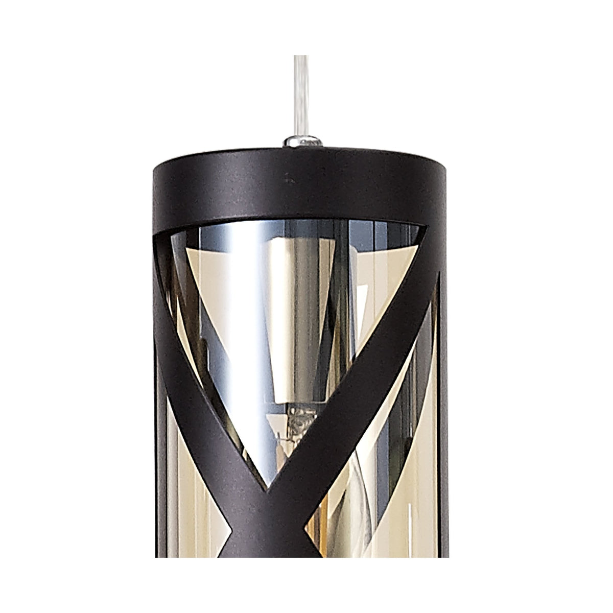 Harberton Four Light Pendant in Oiled Bronze