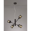 Harberton 4 Light Adjustable Pendant in Oiled Bronze