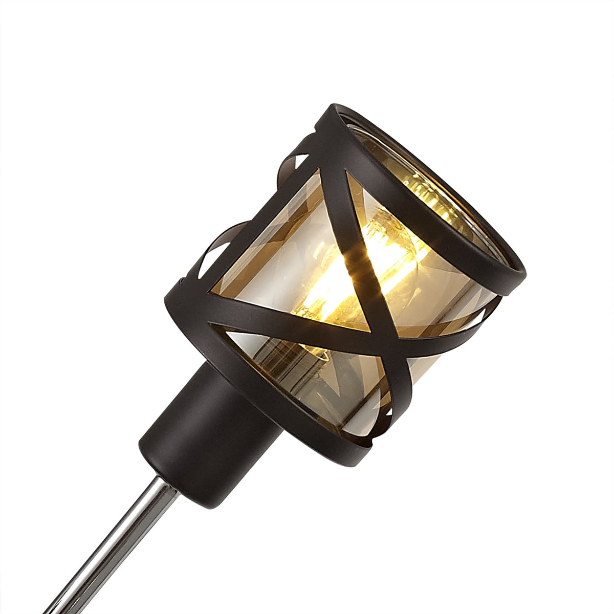 Harberton 4 Light Adjustable Pendant in Oiled Bronze
