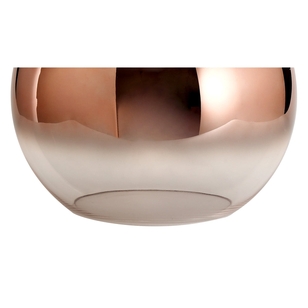 Atherington Pendant with 30cm Globe Glass in Copper
