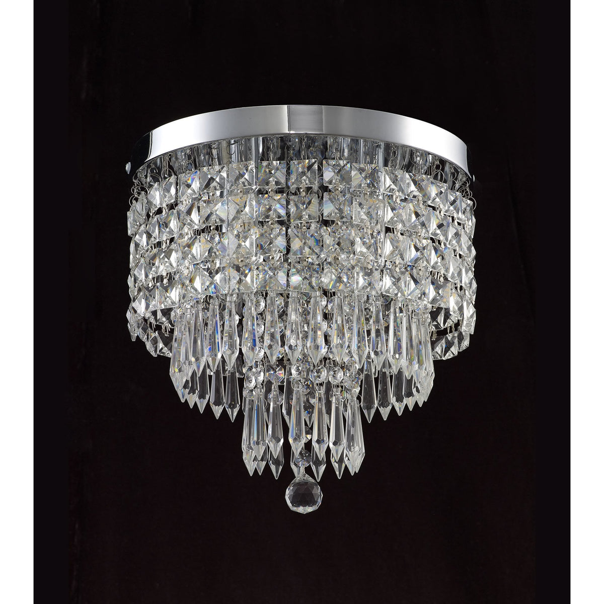 Northam Ceiling 4 x G9 IP44 Ceiling Light In Polished Chrome and Crystal