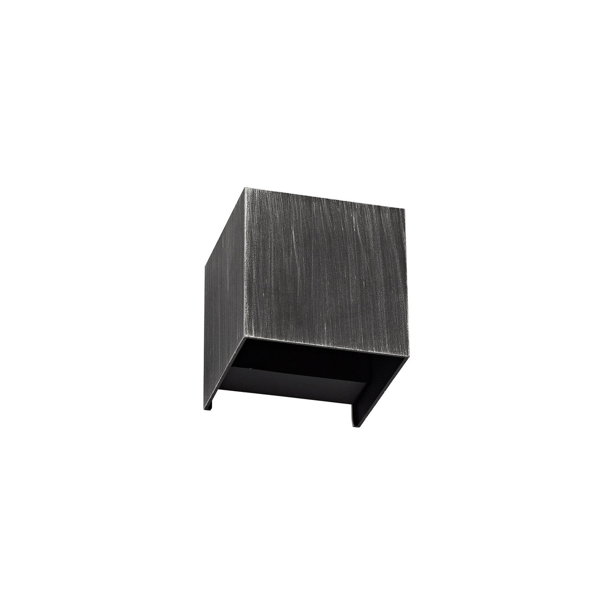 Pennymoor 2 x 3W LED IP54 Up and Down Wall Light in Black Silver