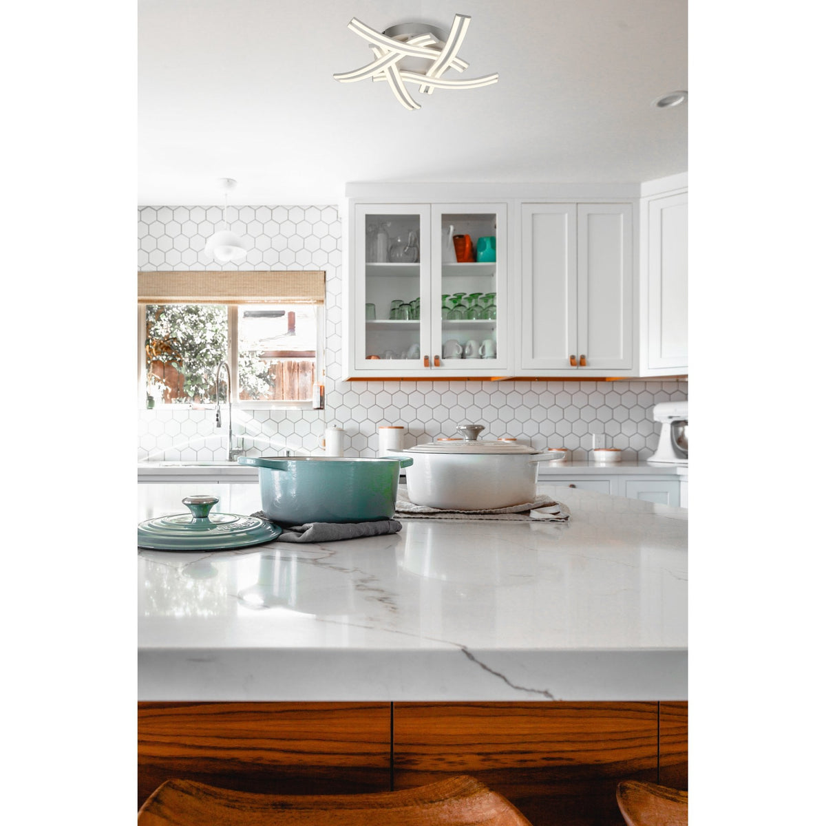 Revelstoke 3 x 13W LED Light Ceiling in White