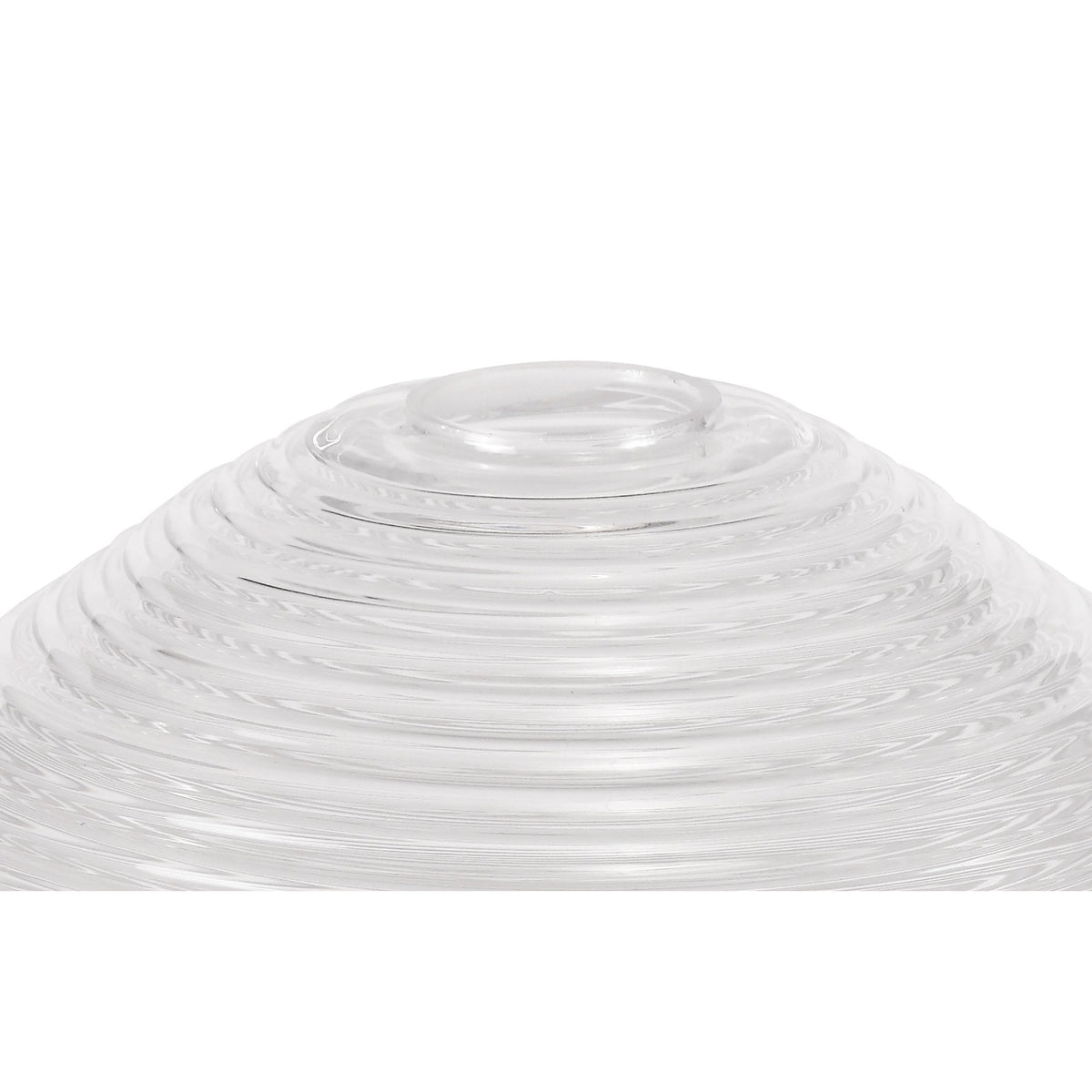 Fremington Antique Brass Pendant with Large Prismatic Glass Shade