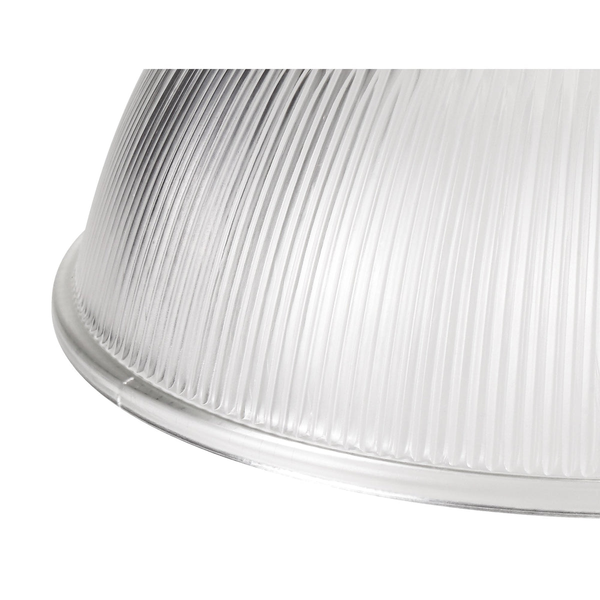 Fremington Polished Nickel Pendant With Large Dome Glass Shade