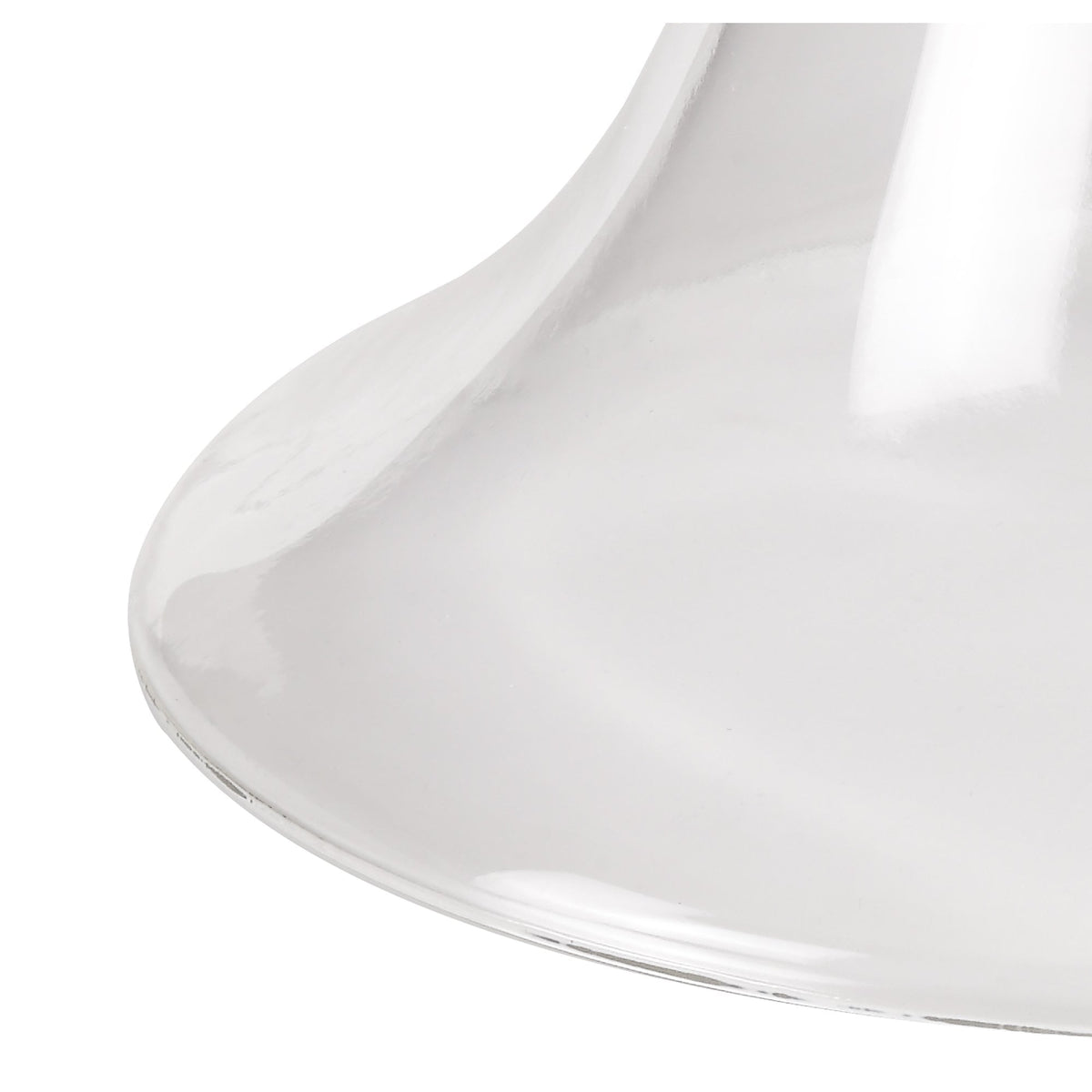 Fremington Polished Nickel Pendant With Smooth Bell Glass Shade