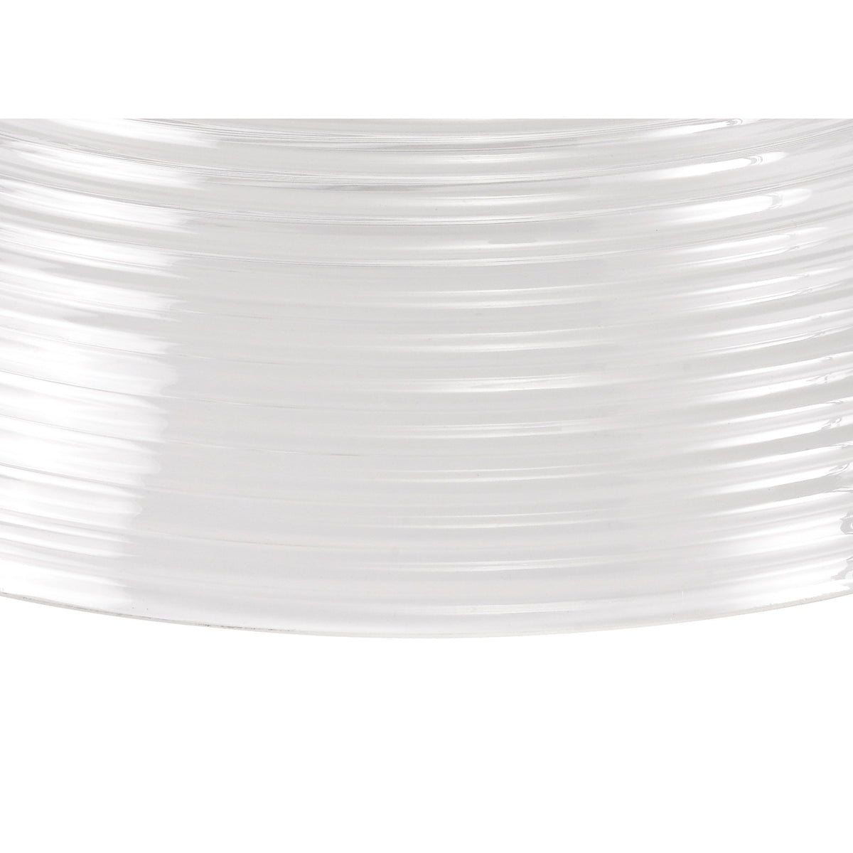 Fremington Polished Nickel Pendant with Large Prismatic Glass Shade