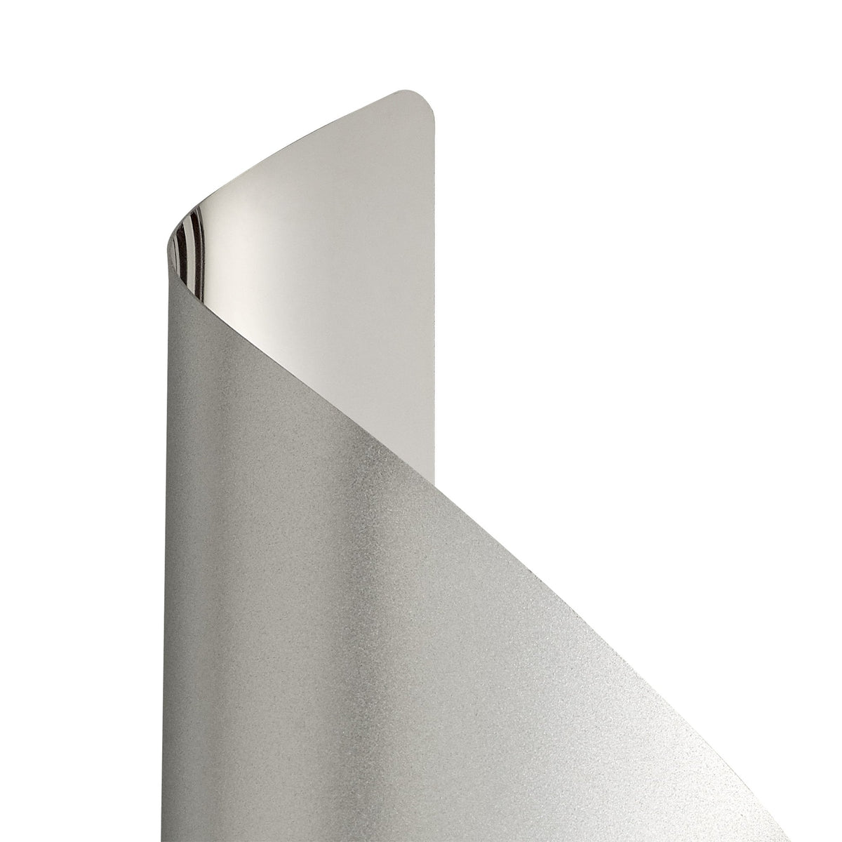 Fincham Small 8w LED Wall Light in Silver & Polished Chrome