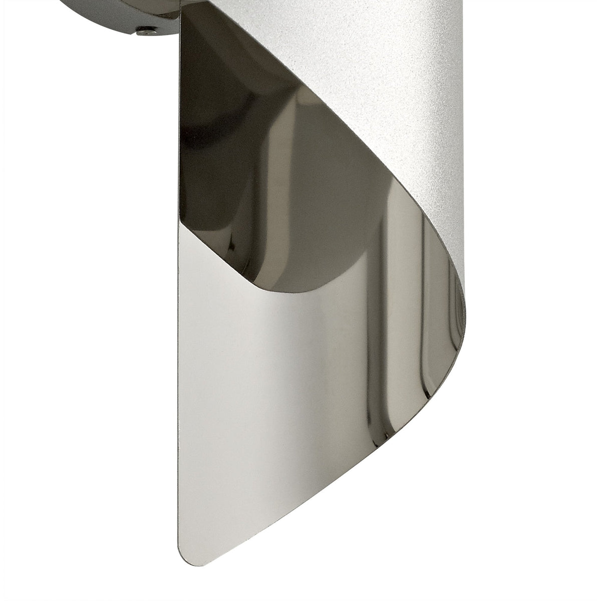 Fincham Small 8w LED Wall Light in Silver & Polished Chrome