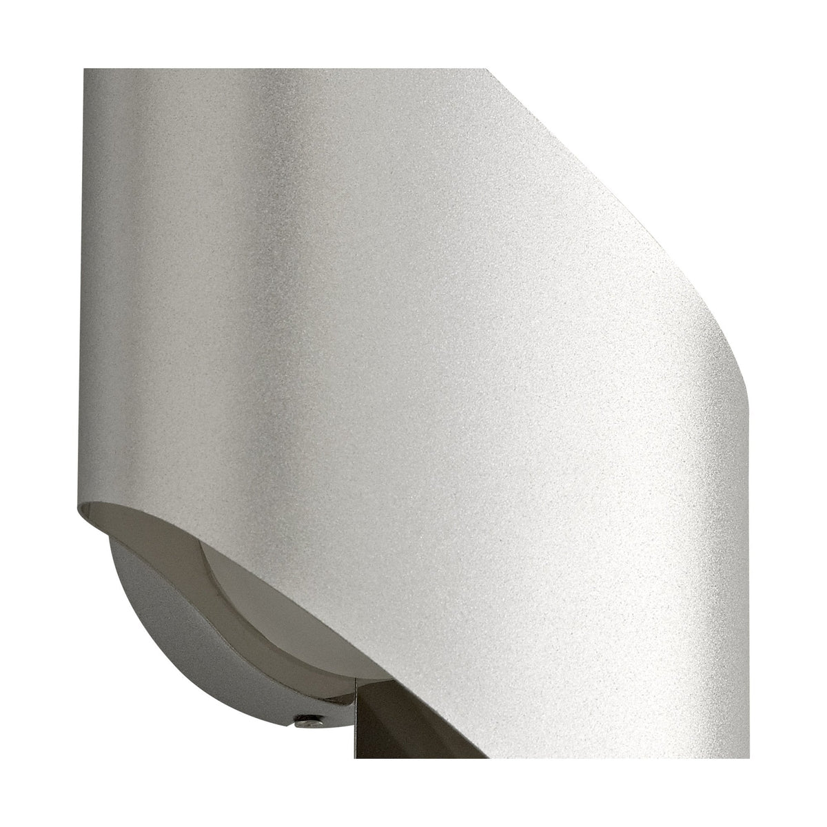 Fincham Small 8w LED Wall Light in Silver & Polished Chrome