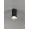 Stratton Small Sand Black Surface Mounted Downlight with Acrylic Diffuser