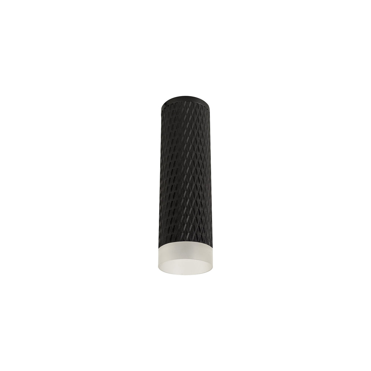 Stratton 200mm GU10 Surface Mounted Down Light in Sand Black