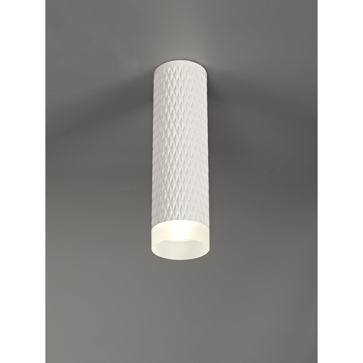 Stratton 200mm GU10 Surface Mounted Down Light in Sand White