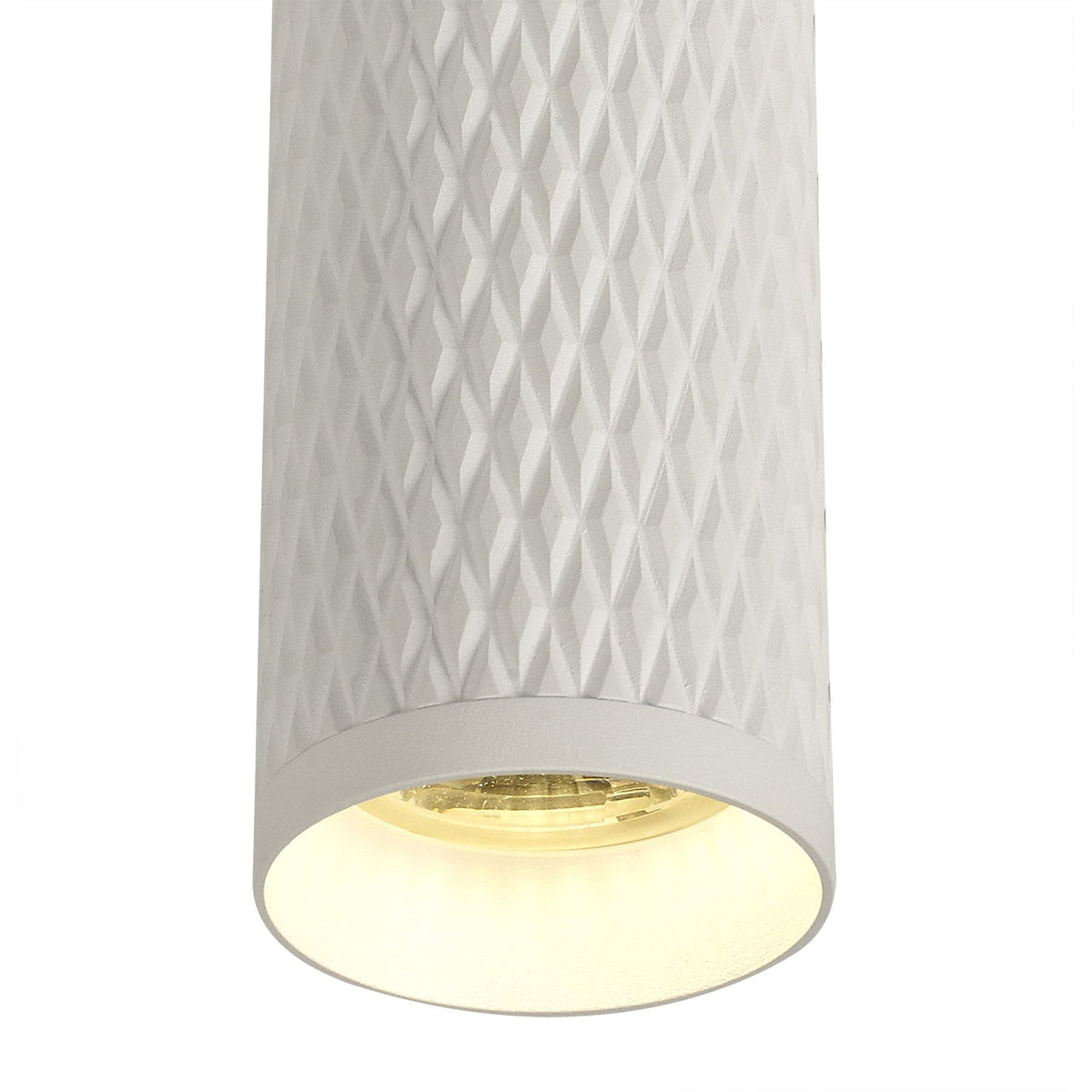 Stratton 200mm GU10 Surface Mounted Down Light in Sand White