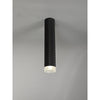 Stratton Large Sand Black Surface Mounted Downlight with Acrylic Diffuser
