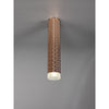 Stratton Large Rose Gold Surface Mounted Downlight with Acrylic Diffuser