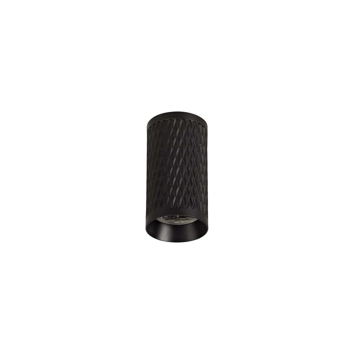 Stratton Small Sand Black Pendant with Acrylic Diffuser