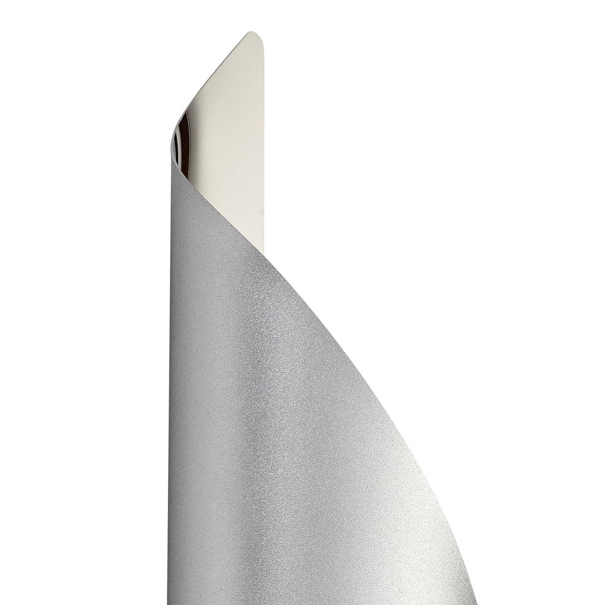 Fincham Large 8w LED Wall Light in Silver & Polished Chrome