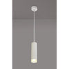 Stratton Medium Sand White Pendant with Acrylic Diffuser