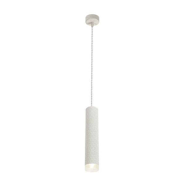 Stratton Large Sand White Pendant with Acrylic Diffuser